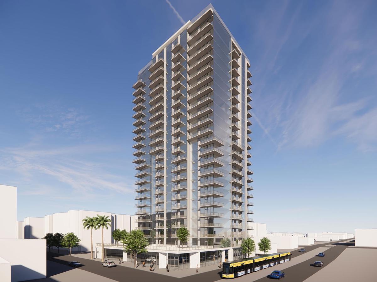 24-story apartment tower pitched for 601 Colorado Ave. in Santa